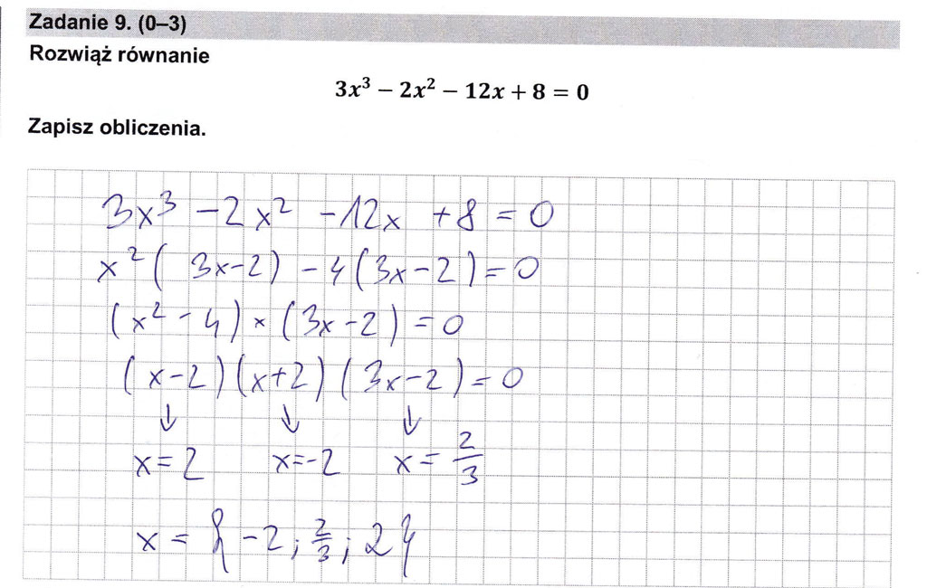 matura 2023 matematyka odpowiedzi zadanie 1
